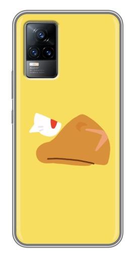 Чехол с принтом «Gold Crow» для Vivo V21E