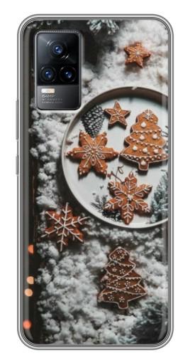 Силиконовый чехол с изображением «Имбирные пряники» для Vivo V21E