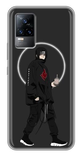 Чехол с картинкой «Итачи с напитком» для Vivo V21E