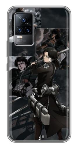 Силиконовый чехол с изображением «Капитан Аккерман» для Vivo V21E