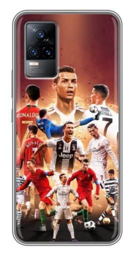 Силиконовый чехол с изображением «Карьера Криштану» для Vivo V21E