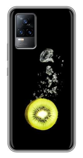 Чехол с печатью «Киви на черном»  для Vivo V21E