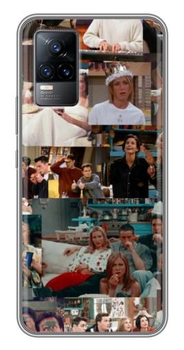 Чехол с принтом «Коллаж Друзья » для Vivo V21E Чехол с принтом «Коллаж Друзья » для Vivo V21E