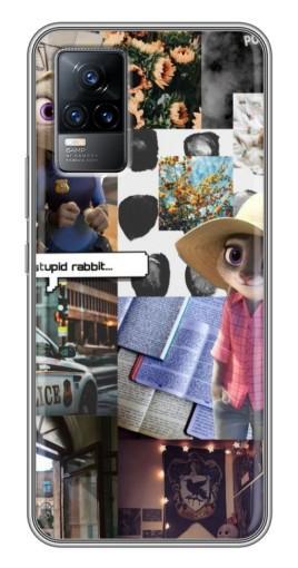 Чехол с принтом «Коллаж Джуди» для Vivo V21E