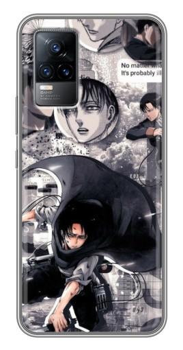 Силиконовый чехол с изображением «Коллаж Леви» для Vivo V21E