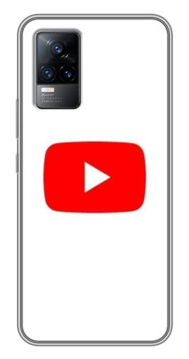 Чехол с печатью «Красная кнопка»  для Vivo V21E