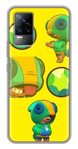 Чехол с принтом «Кристалл и Леон» для Vivo V21E