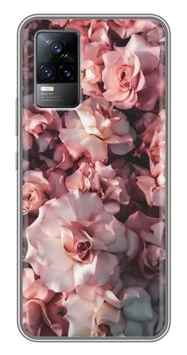 Чехол с принтом «Куст роз» для Vivo V21E