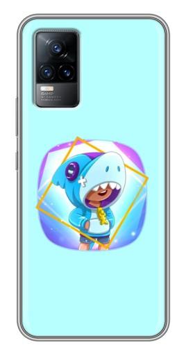 Силиконовый чехол с изображением «Леон Акула» для Vivo V21E