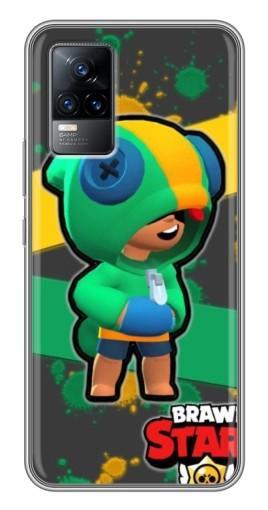 Чехол с печатью «Leon Brawl Stars»  для Vivo V21E