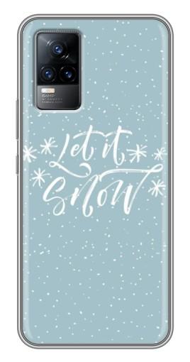 Чехол с печатью «Let it Snow»  для Vivo V21E