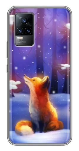 Силиконовый чехол с изображением «Лисичка в лесу» для Vivo V21E