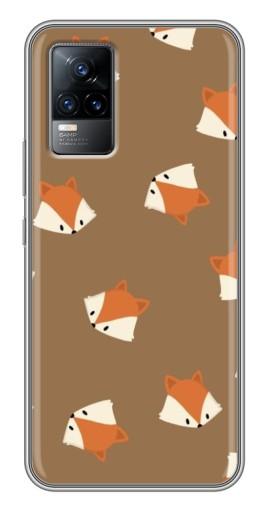 Чехол с печатью «Лисёнки»  для Vivo V21E