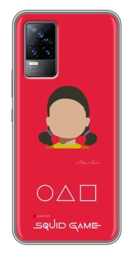 Чехол с картинкой «Лицо куклы» для Vivo V21E