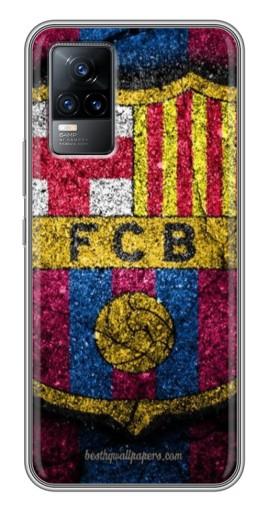 Силиконовый чехол с изображением «Лого Барсы» для Vivo V21E