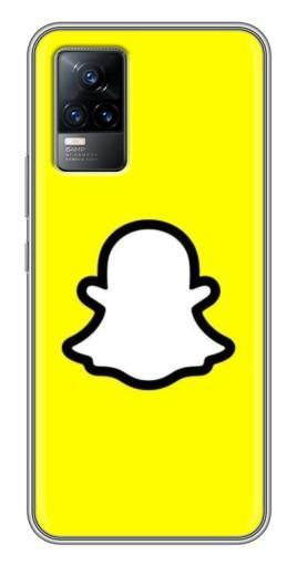 Чехол с картинкой «Лого Snapchat» для Vivo V21E