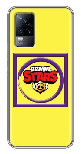 Силиконовый чехол с изображением «Лого в рамке» для Vivo V21E