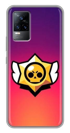 Чехол с картинкой «Логотип Brawl Stars» для Vivo V21E