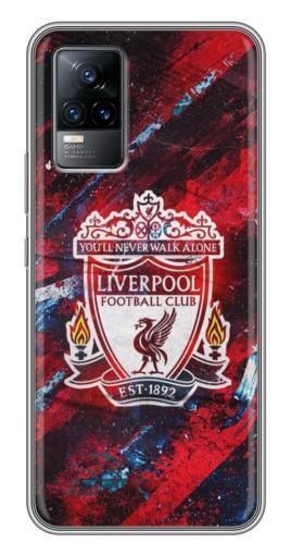 Силиконовый чехол с изображением «Логотип Ливерпуля» для Vivo V21E