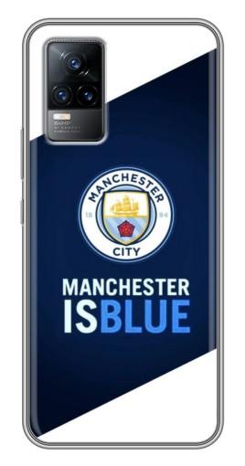Чехол с печатью «Manchester is Blue» для Vivo V21E Чехол с печатью «Manchester is Blue» для Vivo V21E