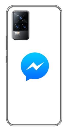 Силиконовый чехол с изображением «messenger logo» для Vivo V21E