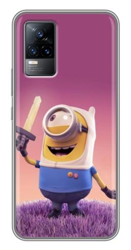Силиконовый чехол с изображением «Миньон с мечом» для Vivo V21E