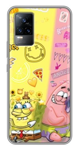 Чехол с принтом «Модный разговор» для Vivo V21E