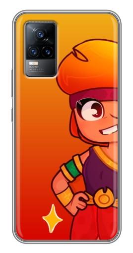 Чехол с печатью «Мультяшная Амбер»  для Vivo V21E