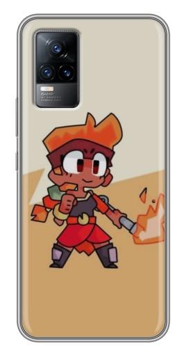 Чехол с принтом «Нарисованная Amber» для Vivo V21E