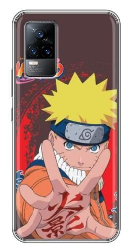 Чехол с картинкой «Naruto атакует» для Vivo V21E