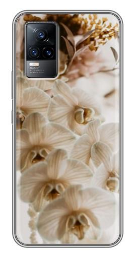 Силиконовый чехол с изображением «Нежная орхидея» для Vivo V21E Силиконовый чехол с изображением «Нежная орхидея» для Vivo V21E