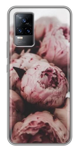Чехол с печатью «Нежные пионы»  для Vivo V21E