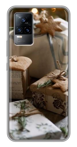 Чехол с принтом «Нежные подарки» для Vivo V21E