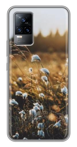 Силиконовый чехол с изображением «Нежные полевые цветы» для Vivo V21E