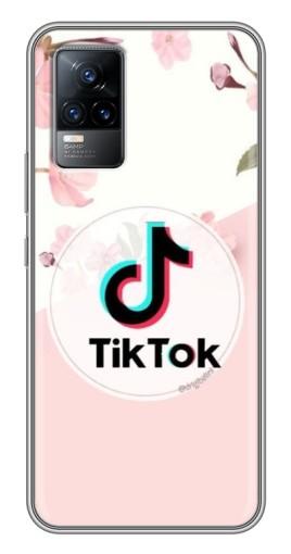 Силиконовый чехол с изображением «Нежный принт» для Vivo V21E