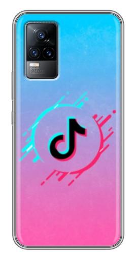 Чехол с картинкой «Нота ТикТок» для Vivo V21E