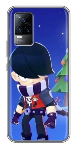 Силиконовый чехол с изображением «Новогодний Эдгард» для Vivo V21E Силиконовый чехол с изображением «Новогодний Эдгард» для Vivo V21E