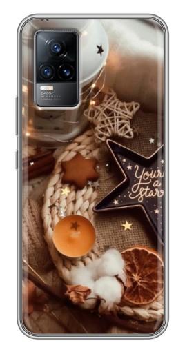 Чехол с картинкой «Новогодняя атмосфера» для Vivo V21E