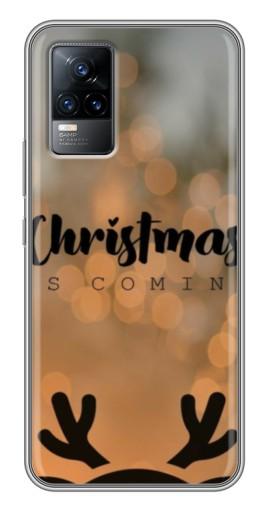 Чехол с печатью «Новогодняя заставка»  для Vivo V21E