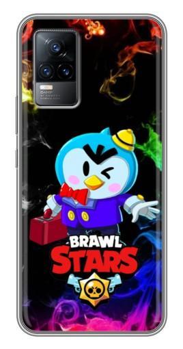 Чехол с печатью «Пингвин с игры»  для Vivo V21E