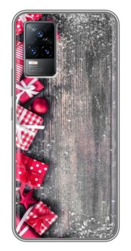 Чехол с печатью «Подарочный фон»  для Vivo V21E