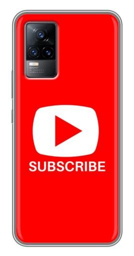 Чехол с печатью «Подписаться»  для Vivo V21E