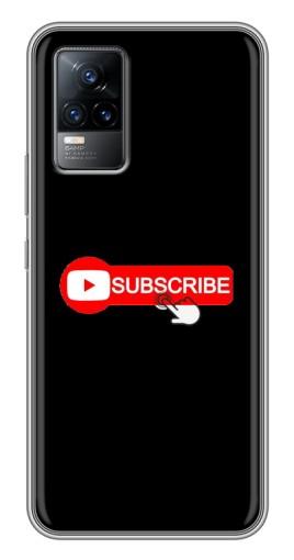 Чехол с картинкой «Подпишись» для Vivo V21E