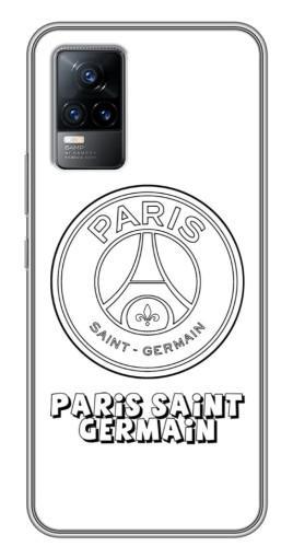 Силиконовый чехол с изображением «PSG логотип» для Vivo V21E