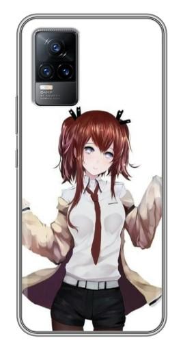 Силиконовый чехол с изображением «Радостная Курису» для Vivo V21E