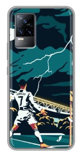 Чехол с печатью «Ronaldo празднование»  для Vivo V21E