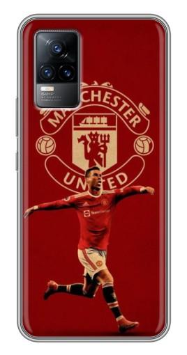 Чехол с принтом «Ronaldo в МЮ» для Vivo V21E