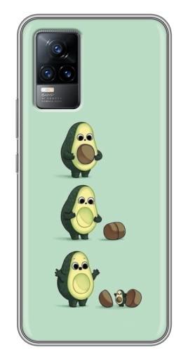 Чехол с картинкой «Рождение авокадо» для Vivo V21E