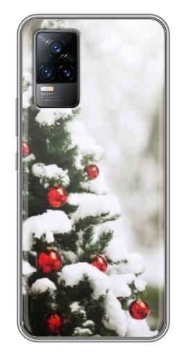 Чехол с принтом «Рождественская елка» для Vivo V21E