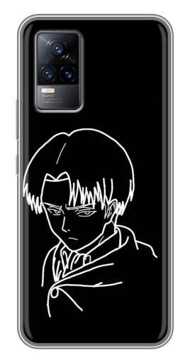 Силиконовый чехол с изображением «Силуэт Леви» для Vivo V21E